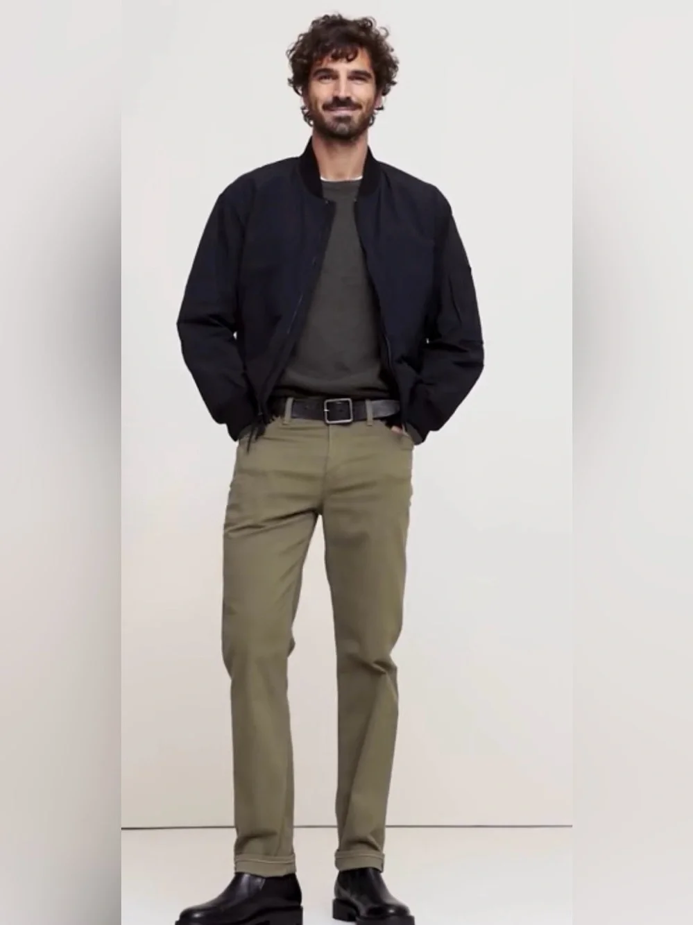 Banana Republic Mens Travel Slim Fit 32x30 Khaki / Tan NWT